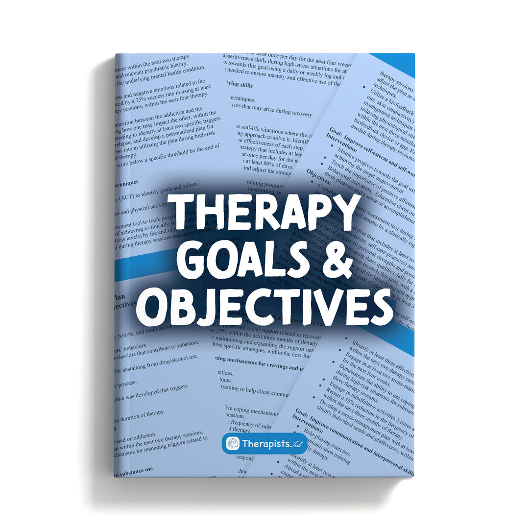 Therapy Goals & Objectives BUNDLE 2024